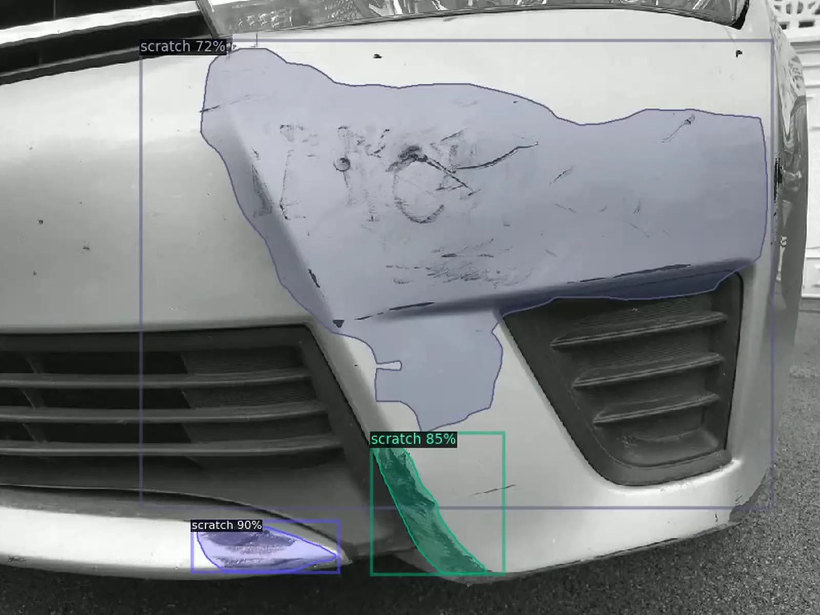Vehicle Damage Detection, screen 2