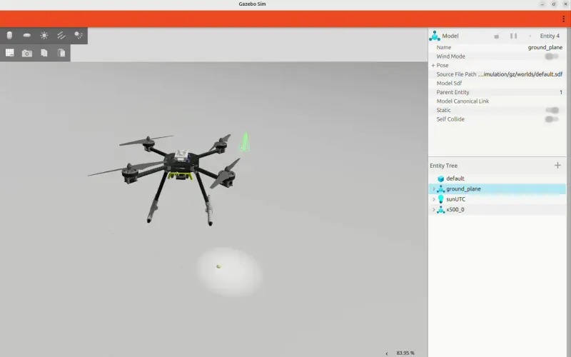 Autonomous Drone Mission Planning: missions planned and validated in Gazebo before they fly